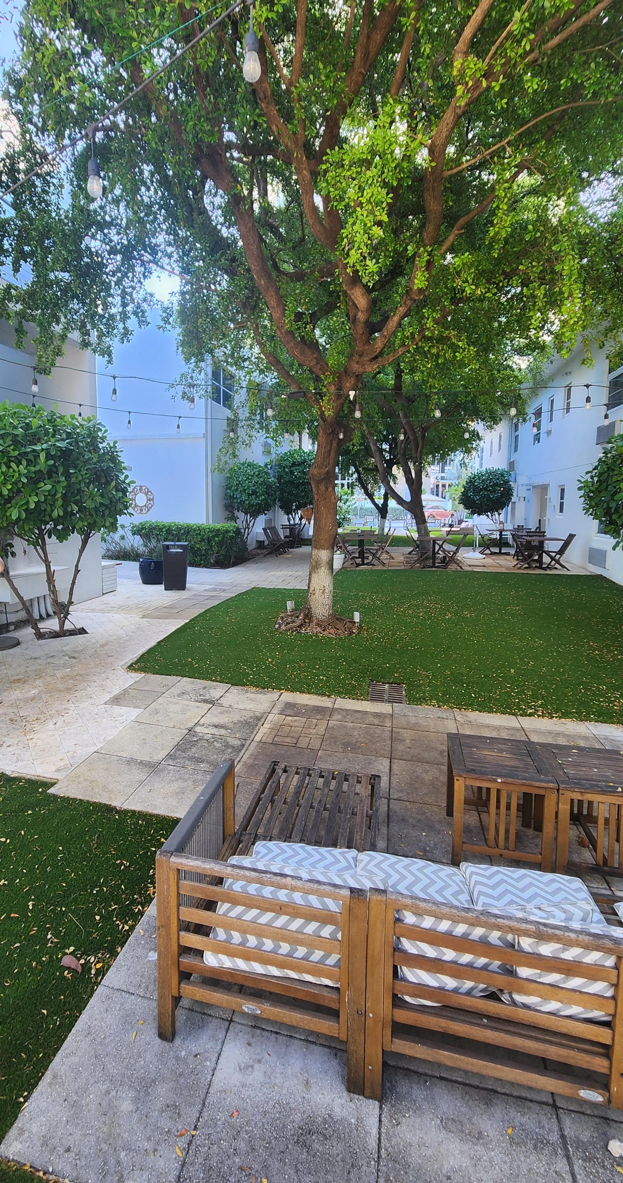 Courtyard area