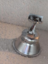 Bandaide on the sprinkler!