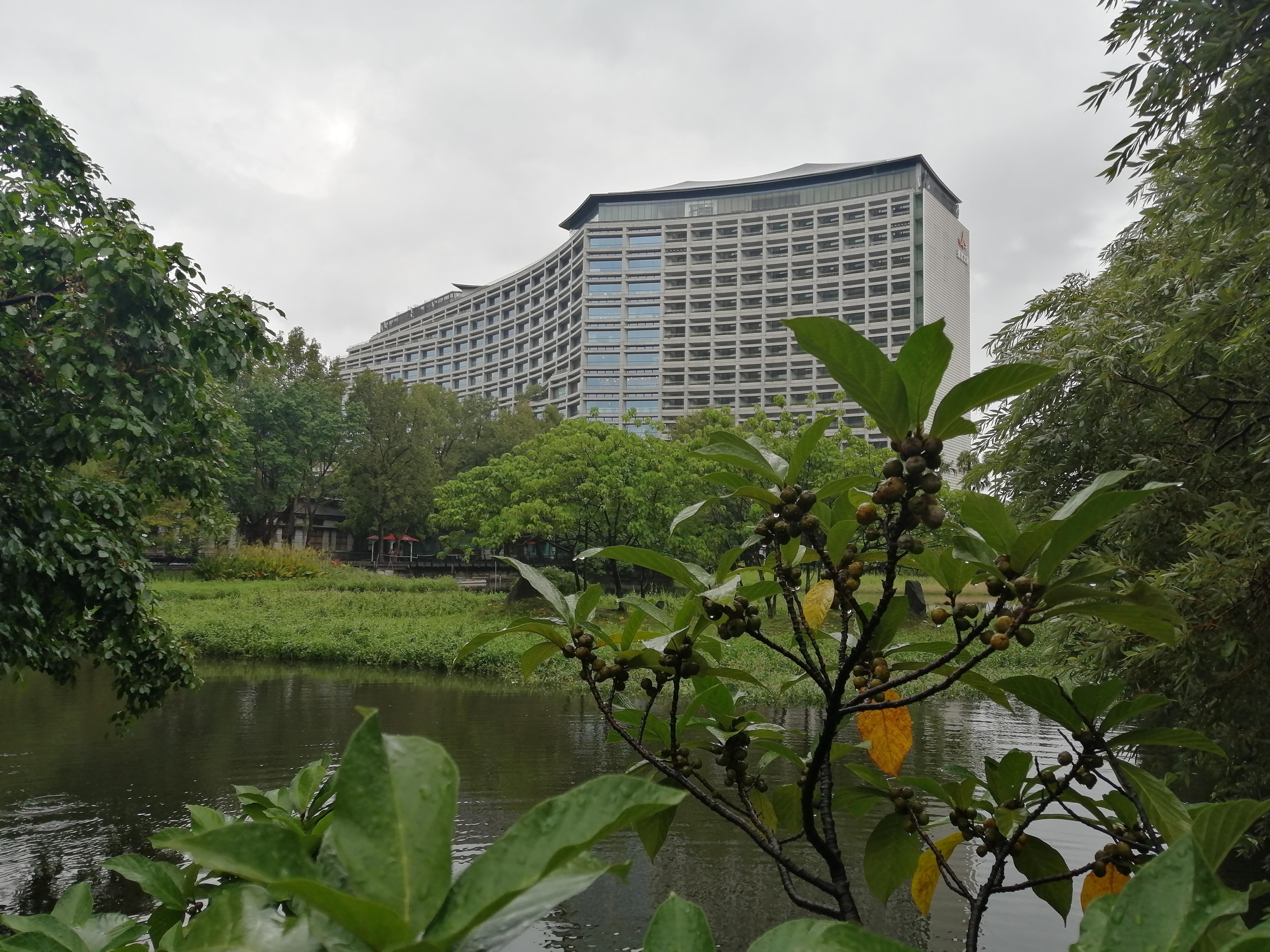 Eslite hotel from the garden with amazing bird souds