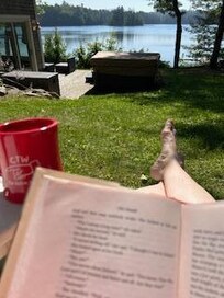 View from the adirondack chairs
