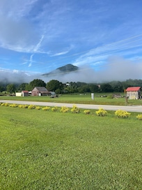 "Smokey" view one morning (from the porch)