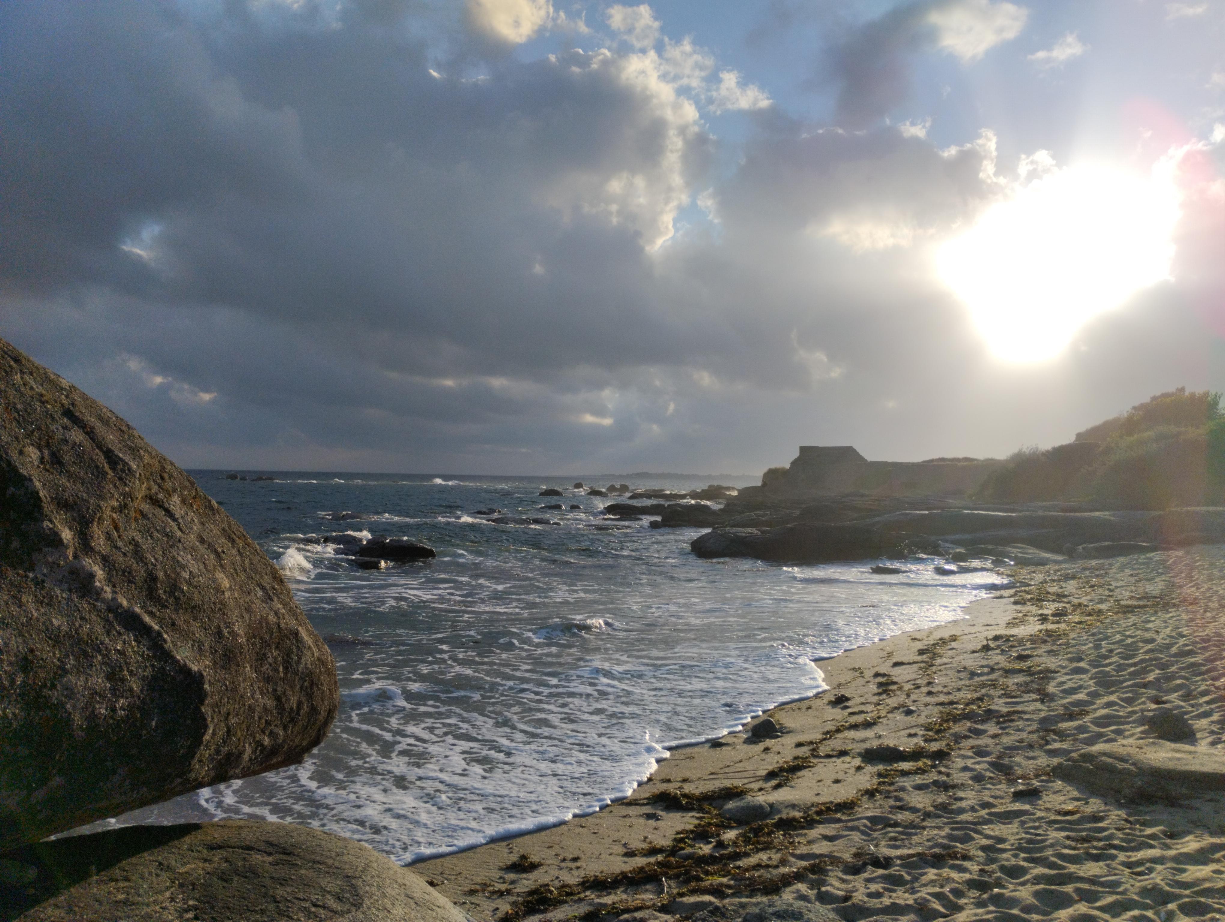 Spaziergang am Strand entlang, Richtung Concarneau 