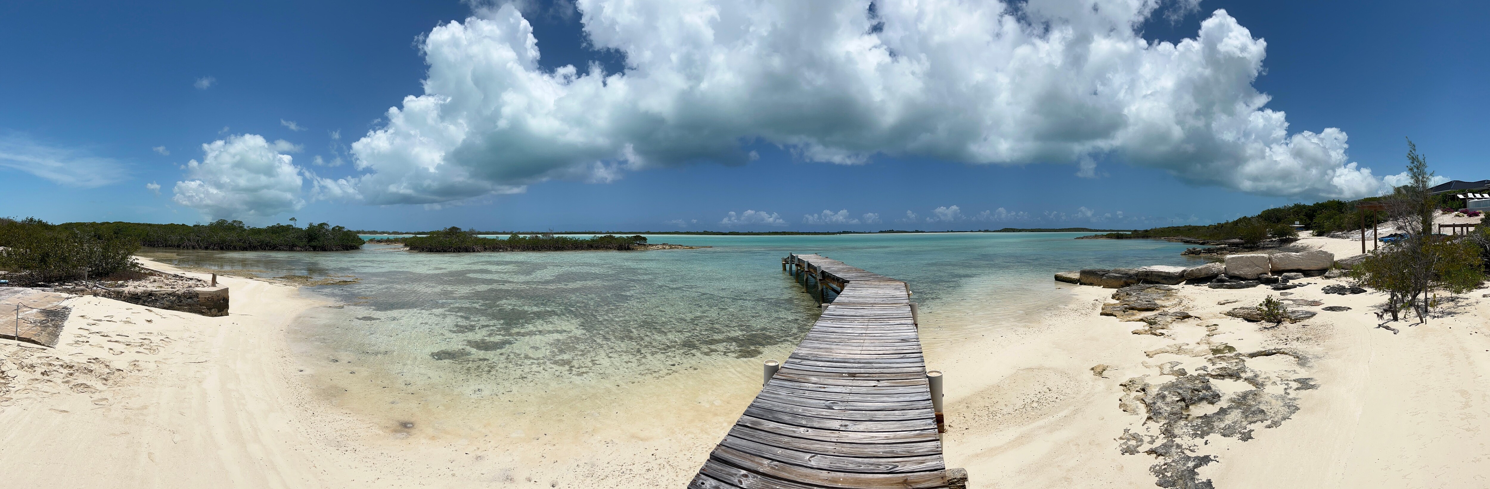 Panorama of the dock