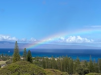 Beautiful rainbow off of back patio