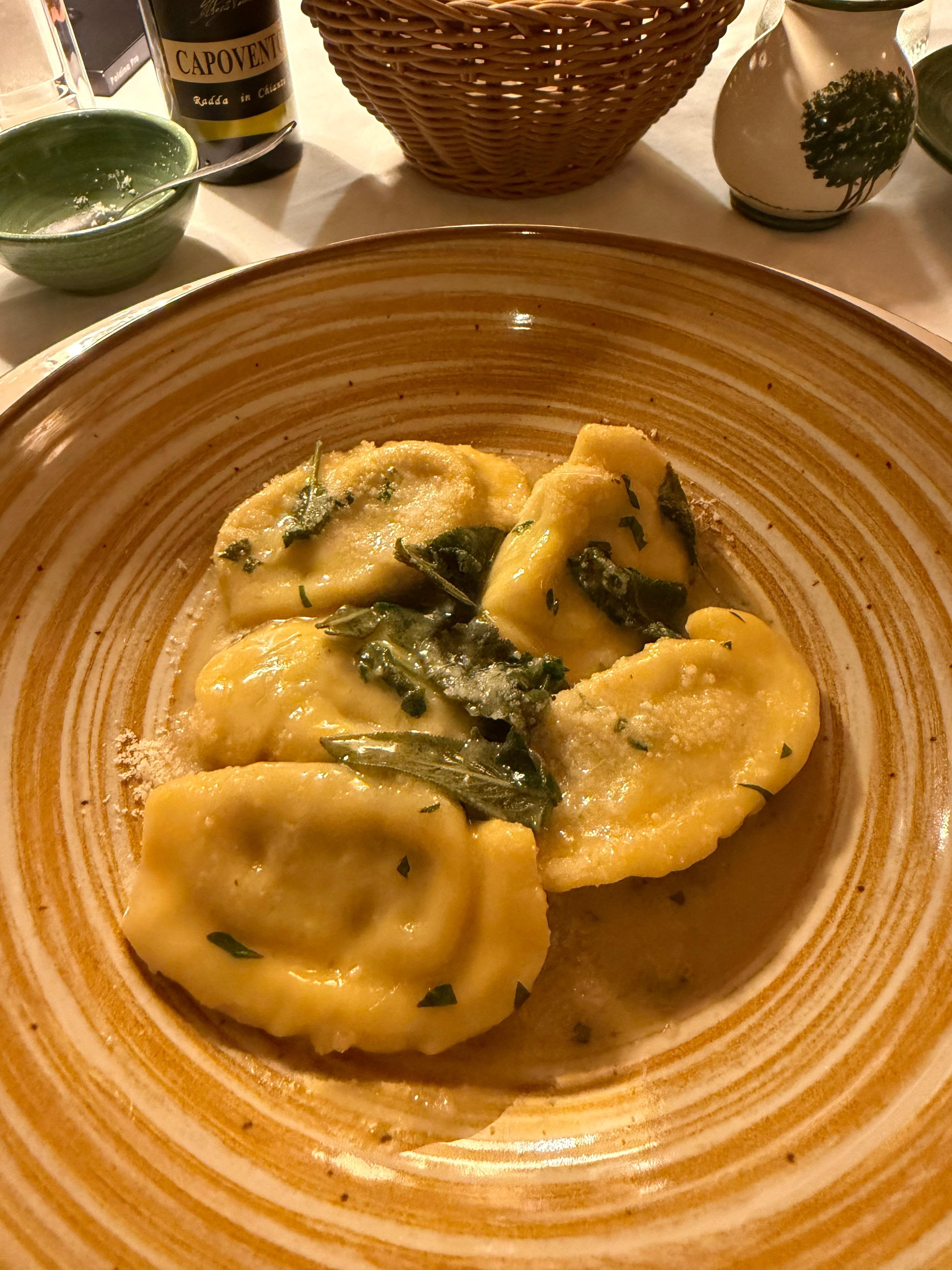 These ravioli were to die for!!! I wanted more!