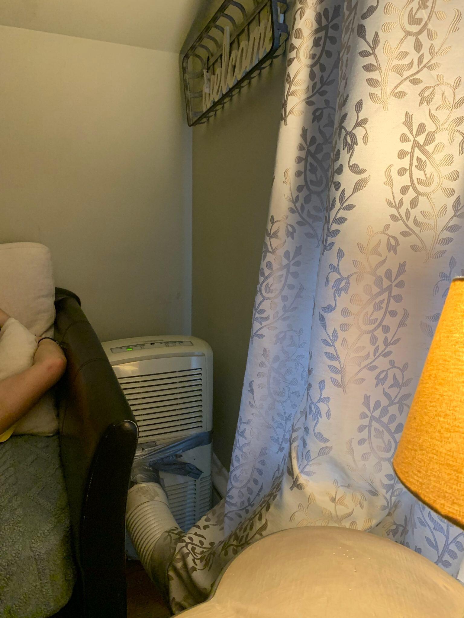 a/c unit with duct tape