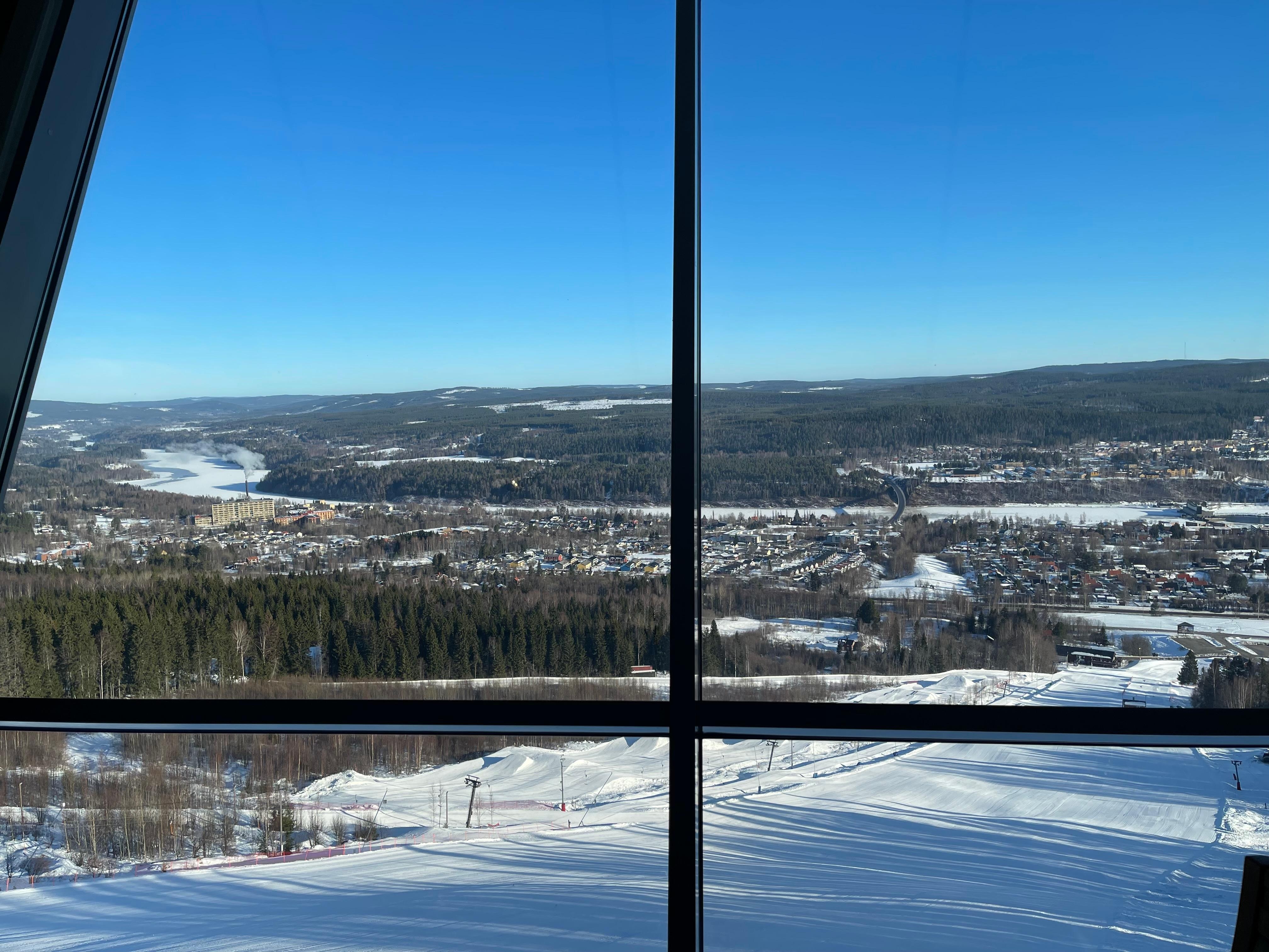 Utsikten från frukosten 