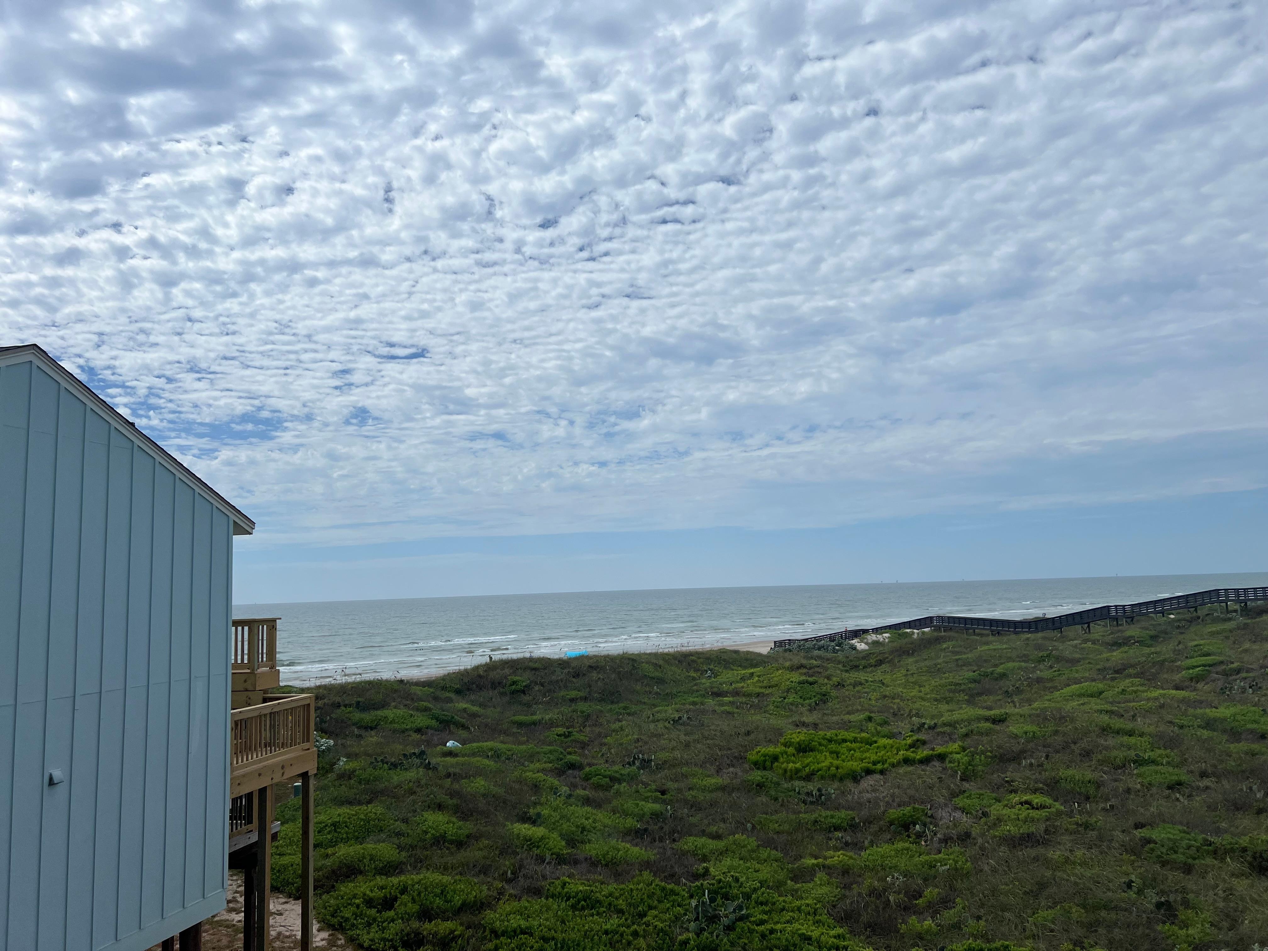View from master bedroom balcony 