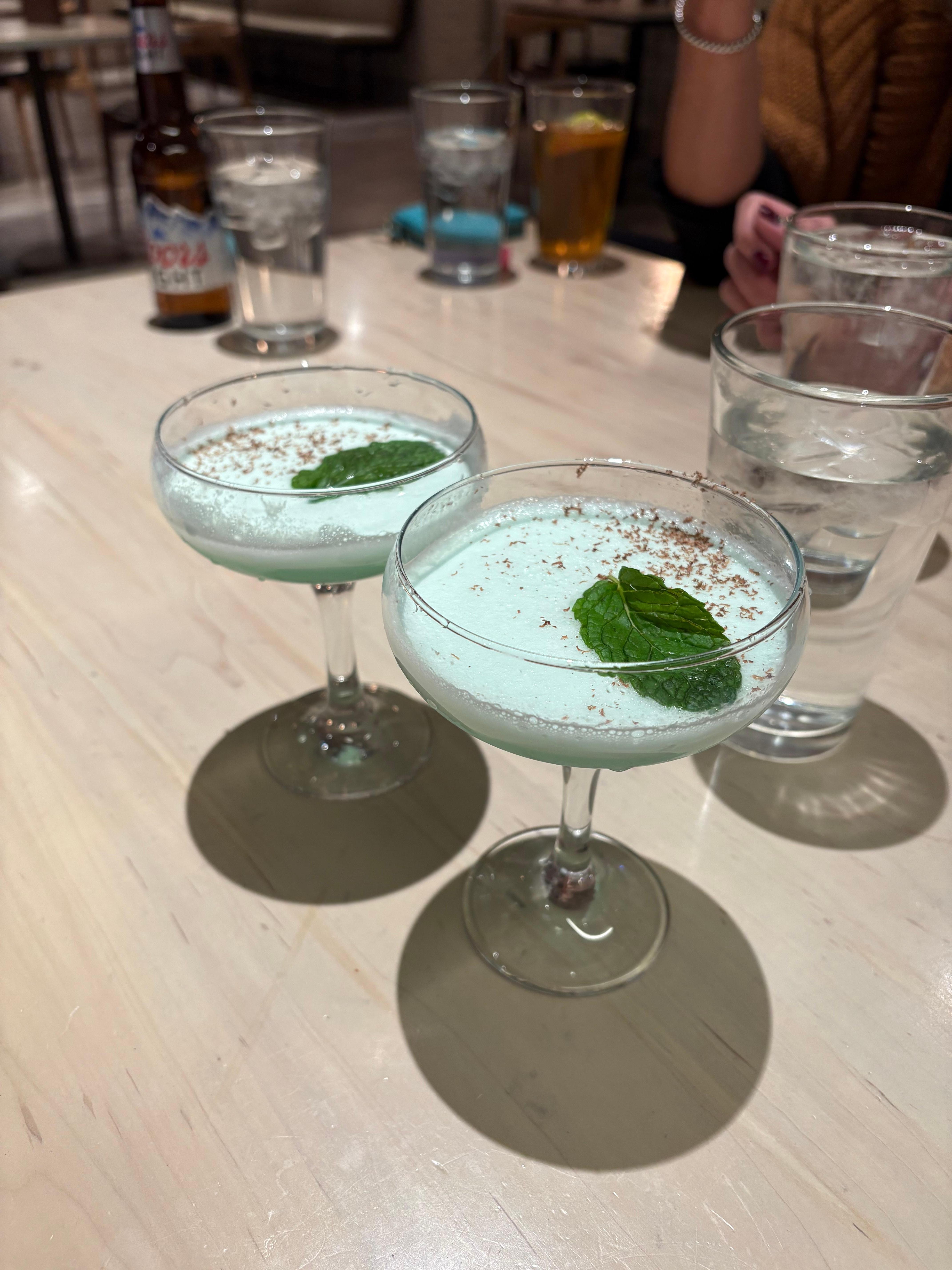 First bartender I’ve found in years that could make a proper Grasshopper!