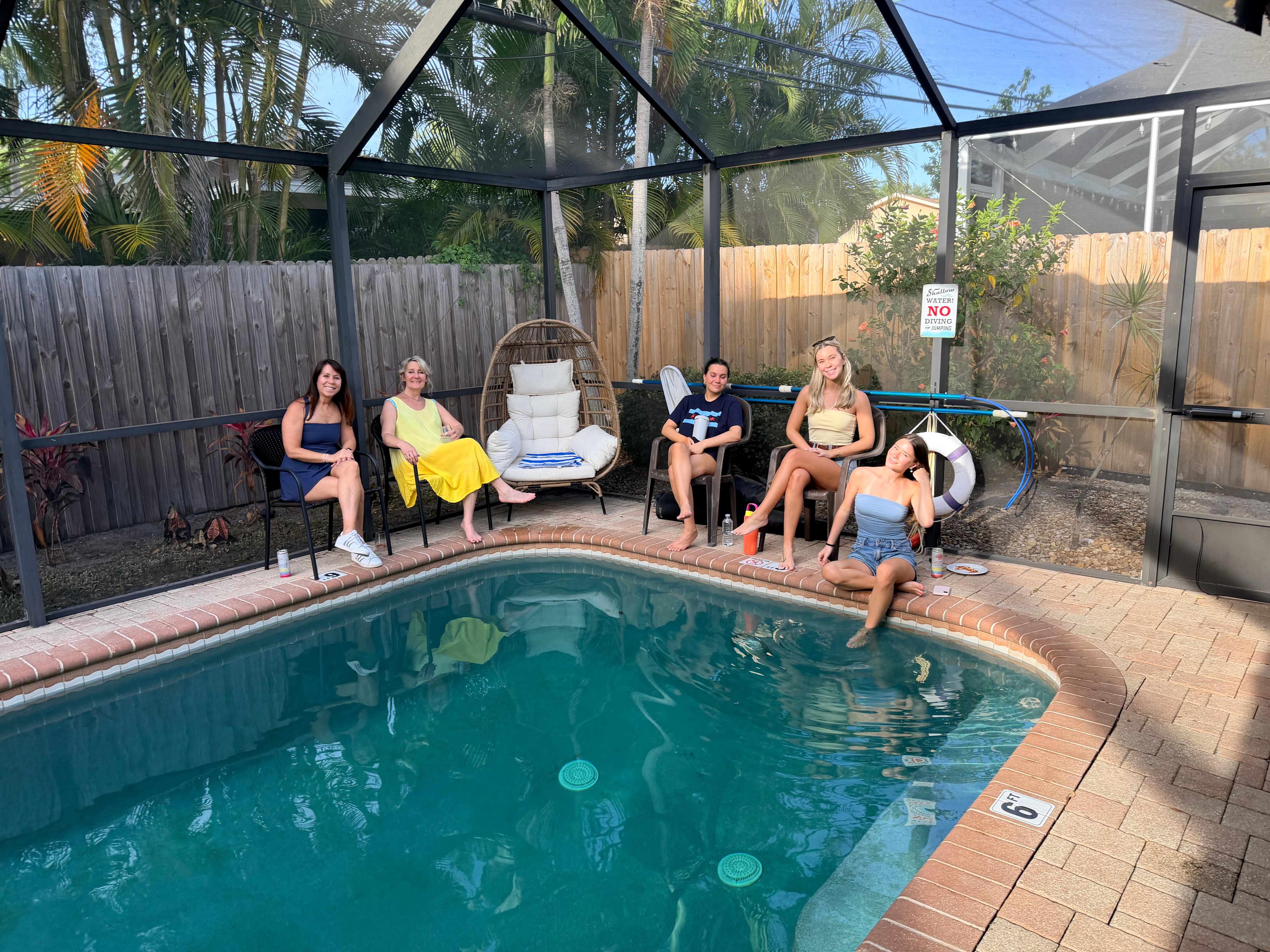 Pool was so clean and warm