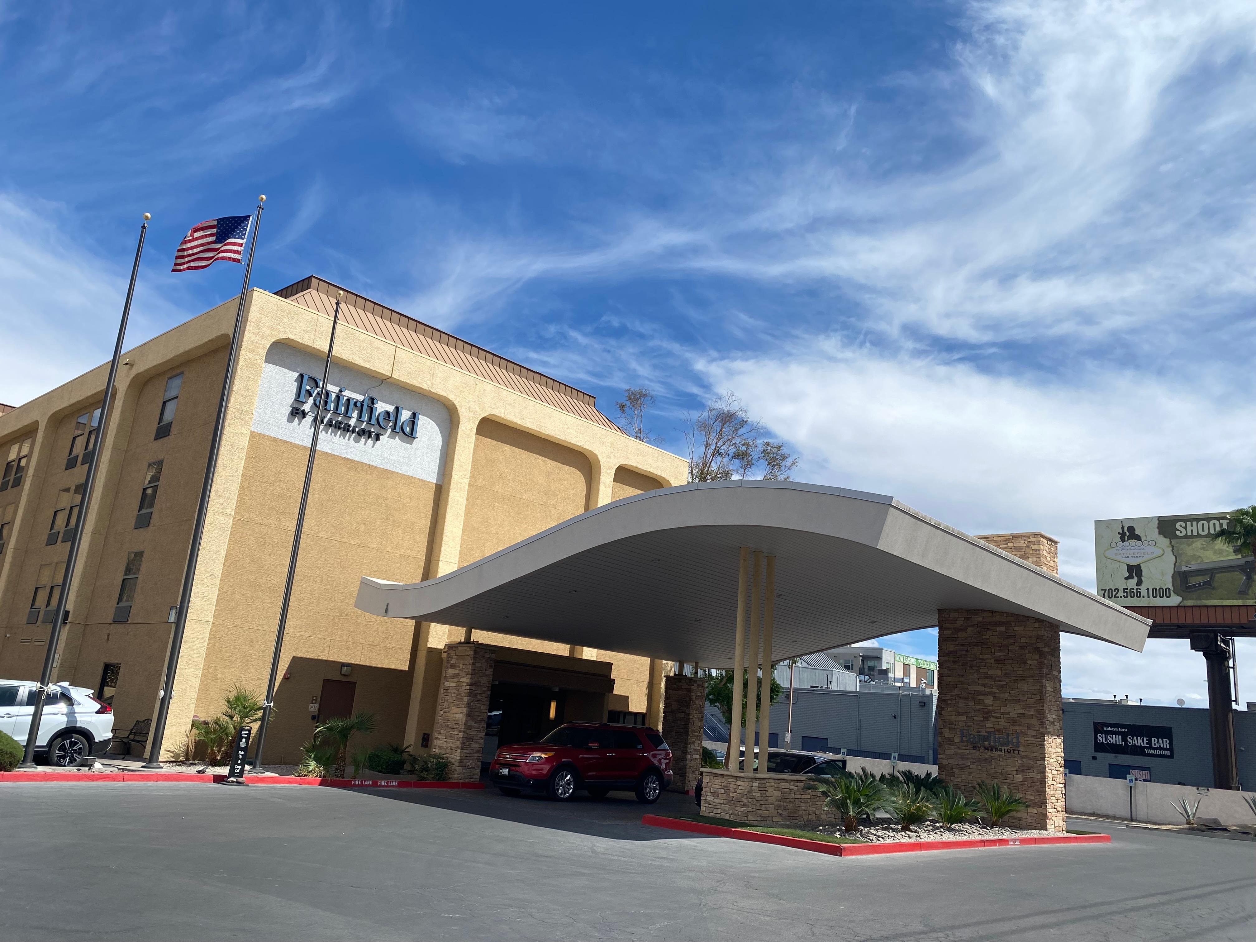 Front of hotel