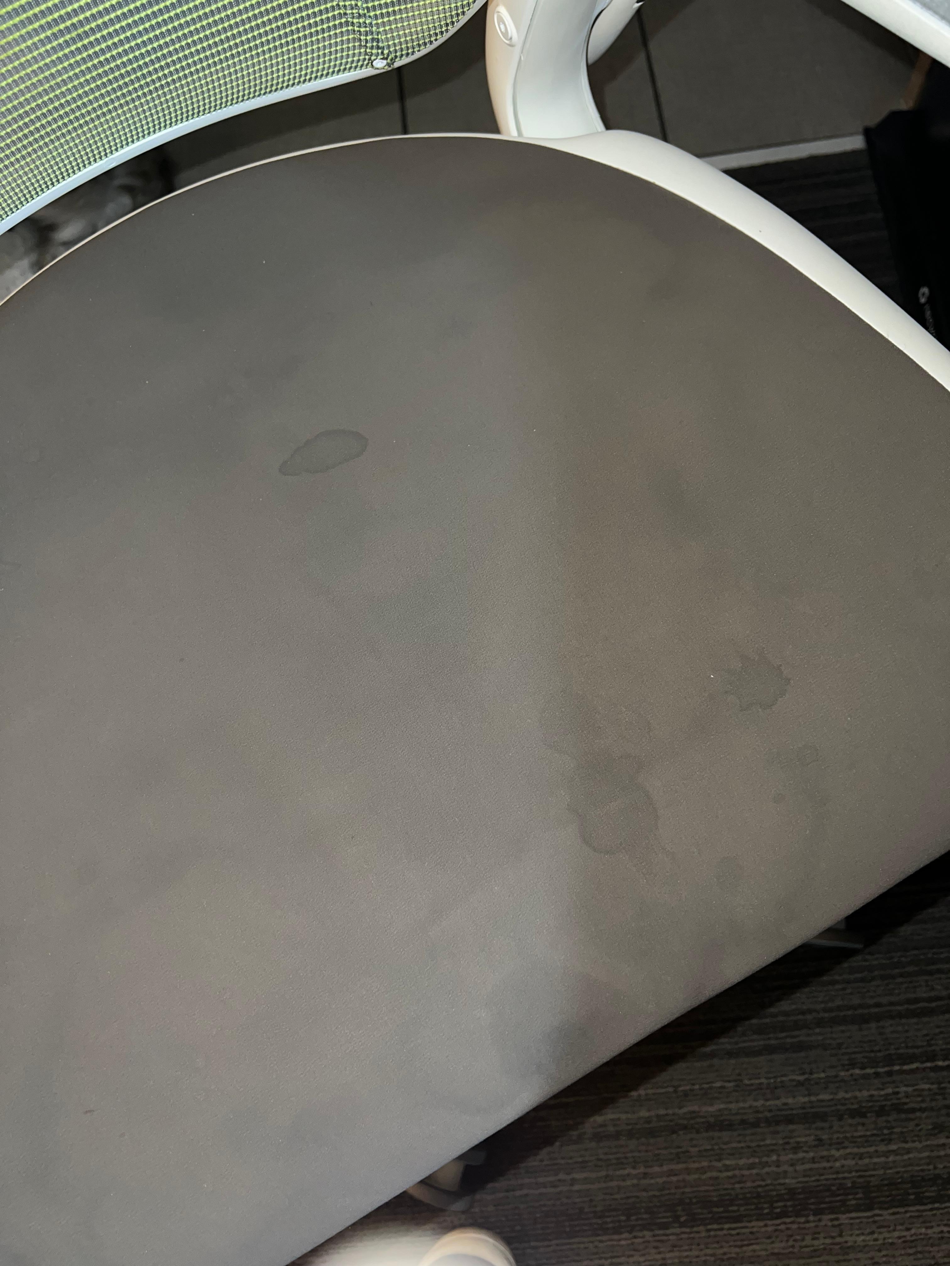 Office chair didn’t look inviting to sit on. 