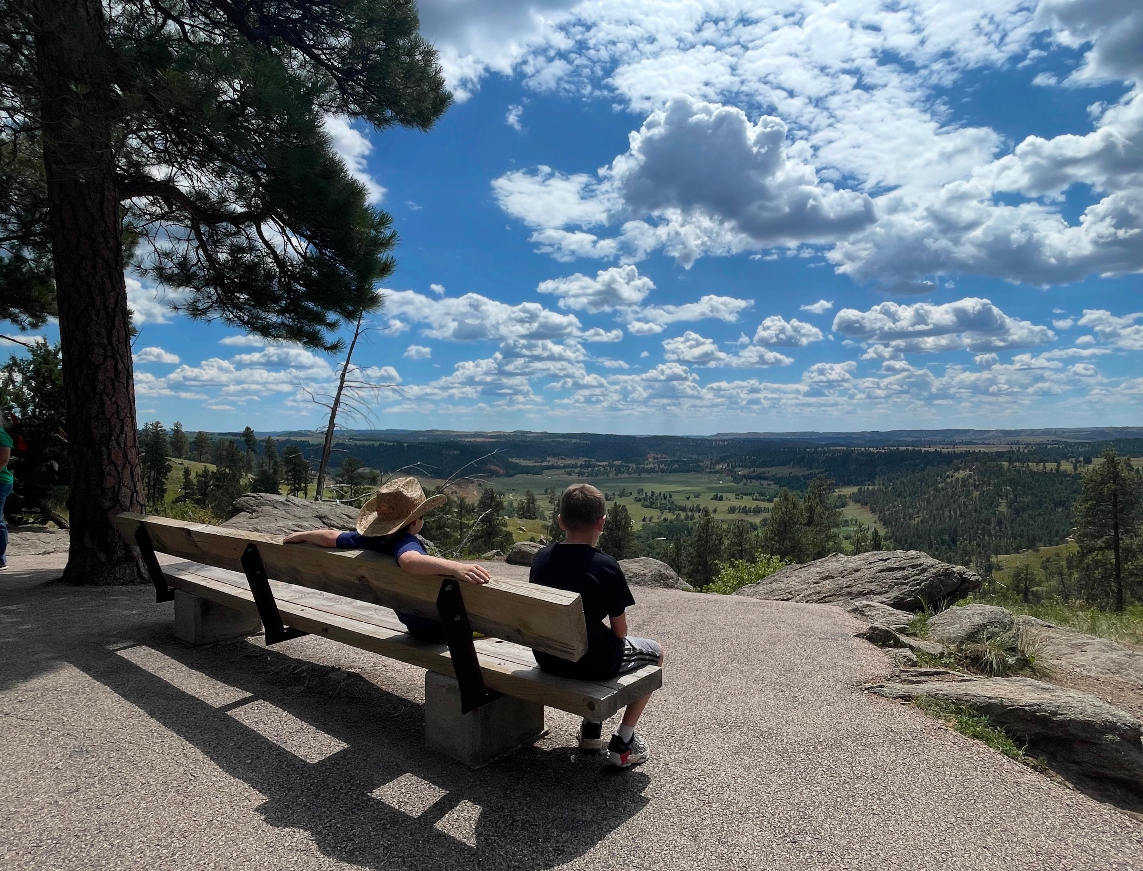 The view from Devil’s Tower is spectacular 