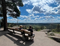 The view from Devil’s Tower is spectacular