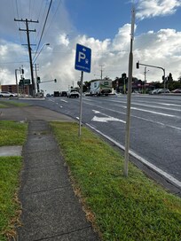 4 lane main road
Cars motor bikes trucks very busy