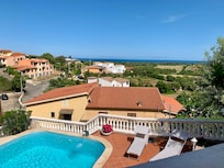 Vista sulla piscina