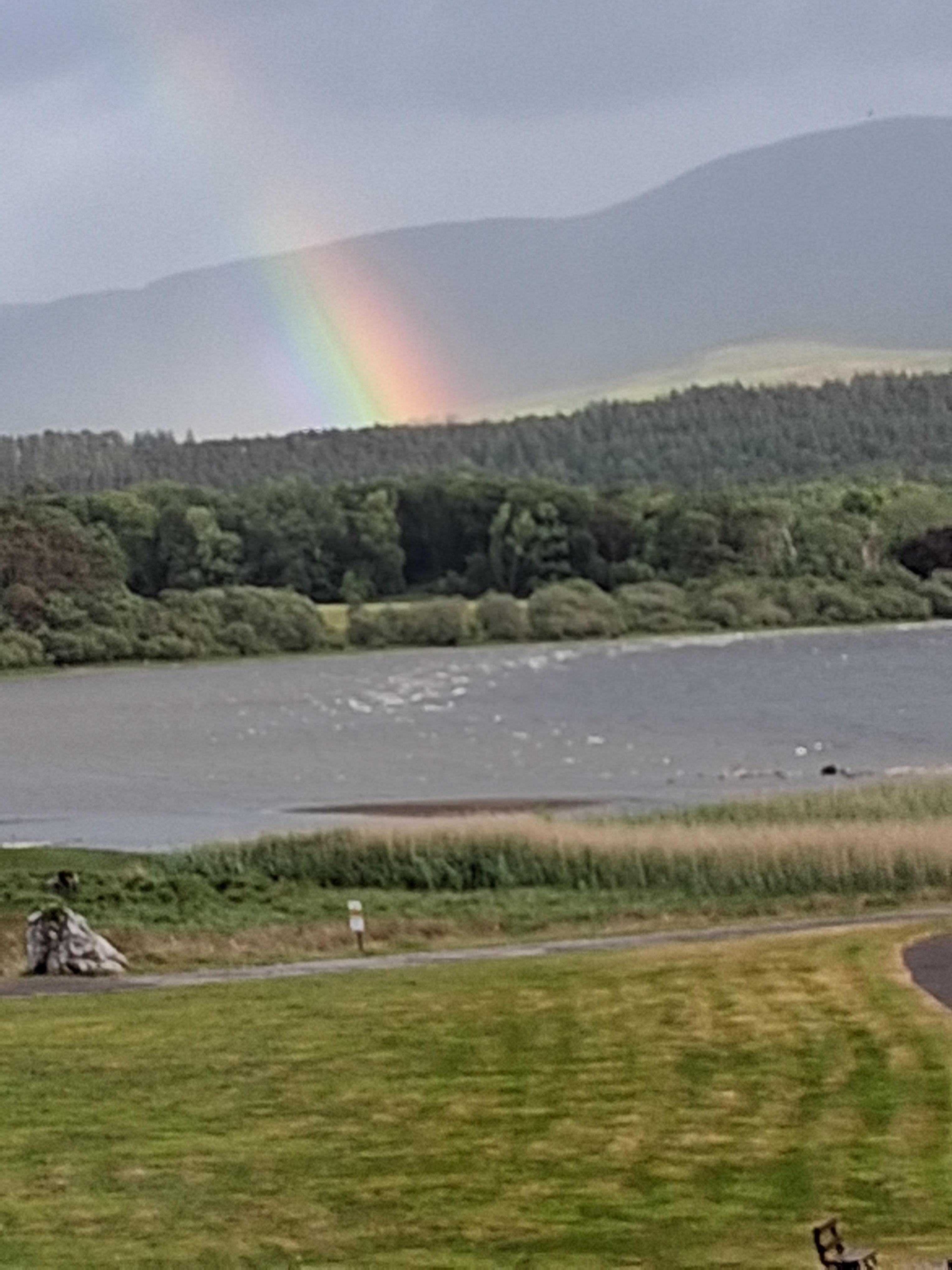 Yes, it rains in Ireland but then there are rainbows. Staying at the hotel was pot of gold enough.
