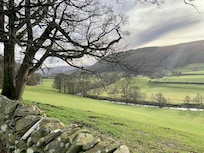 The scenery between Sedbergh and Dent
