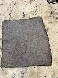 Frayed and worn wash cloths