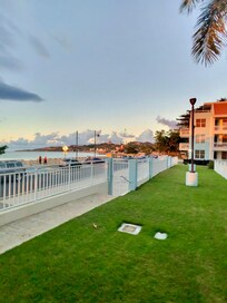 View from front of complex