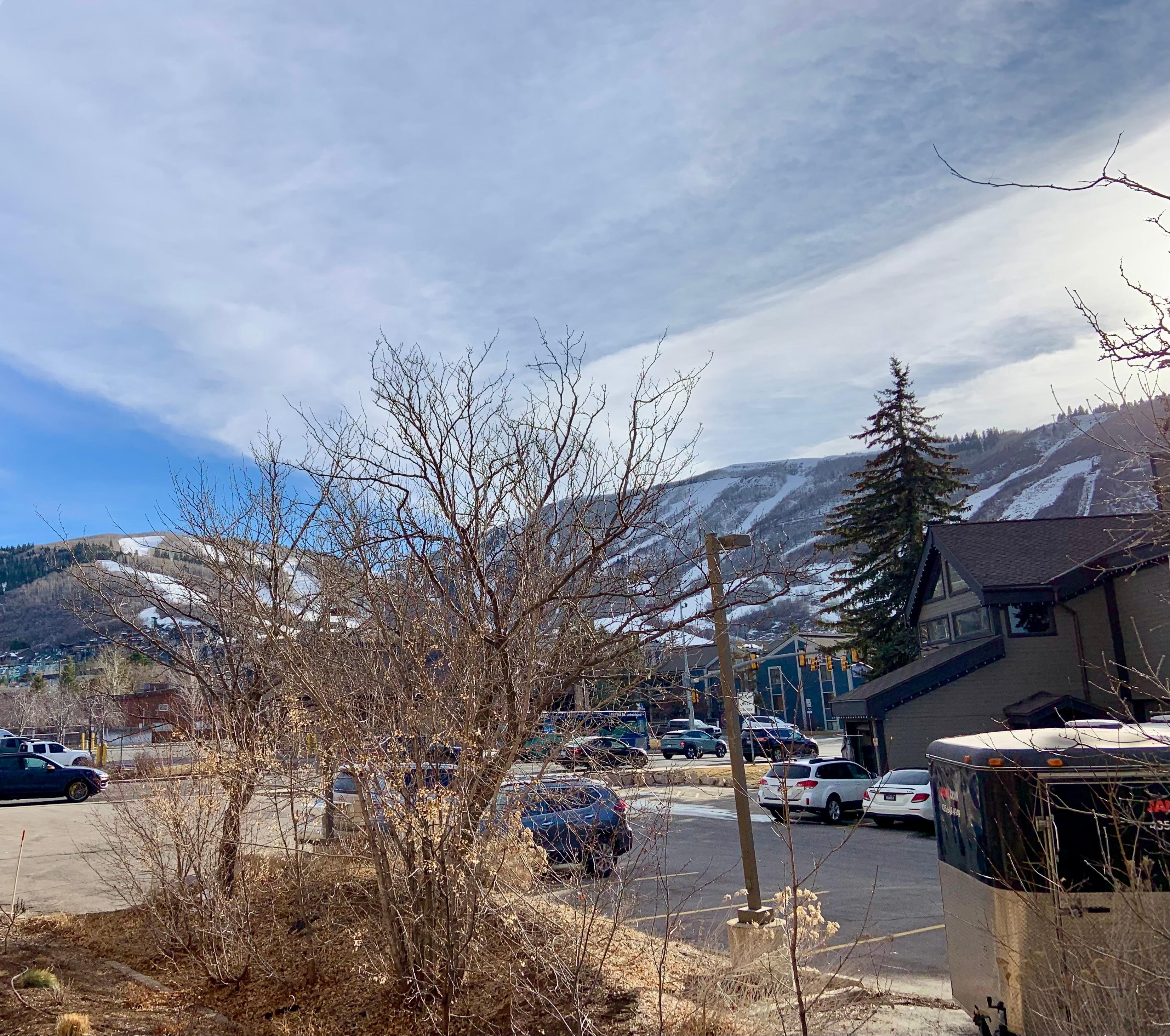 View from the deck off the bedroom.