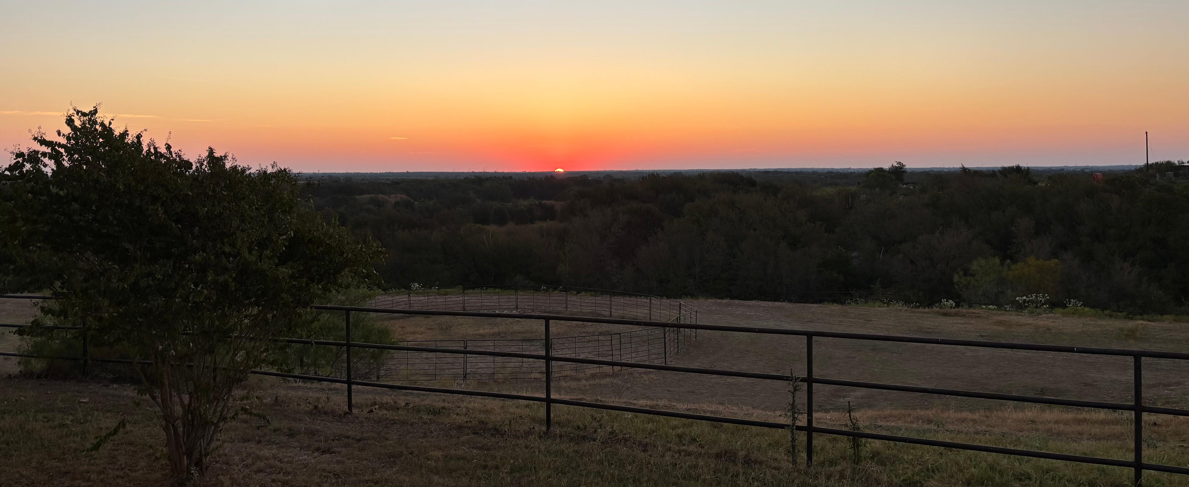 A nice sunrise view to start the day! 