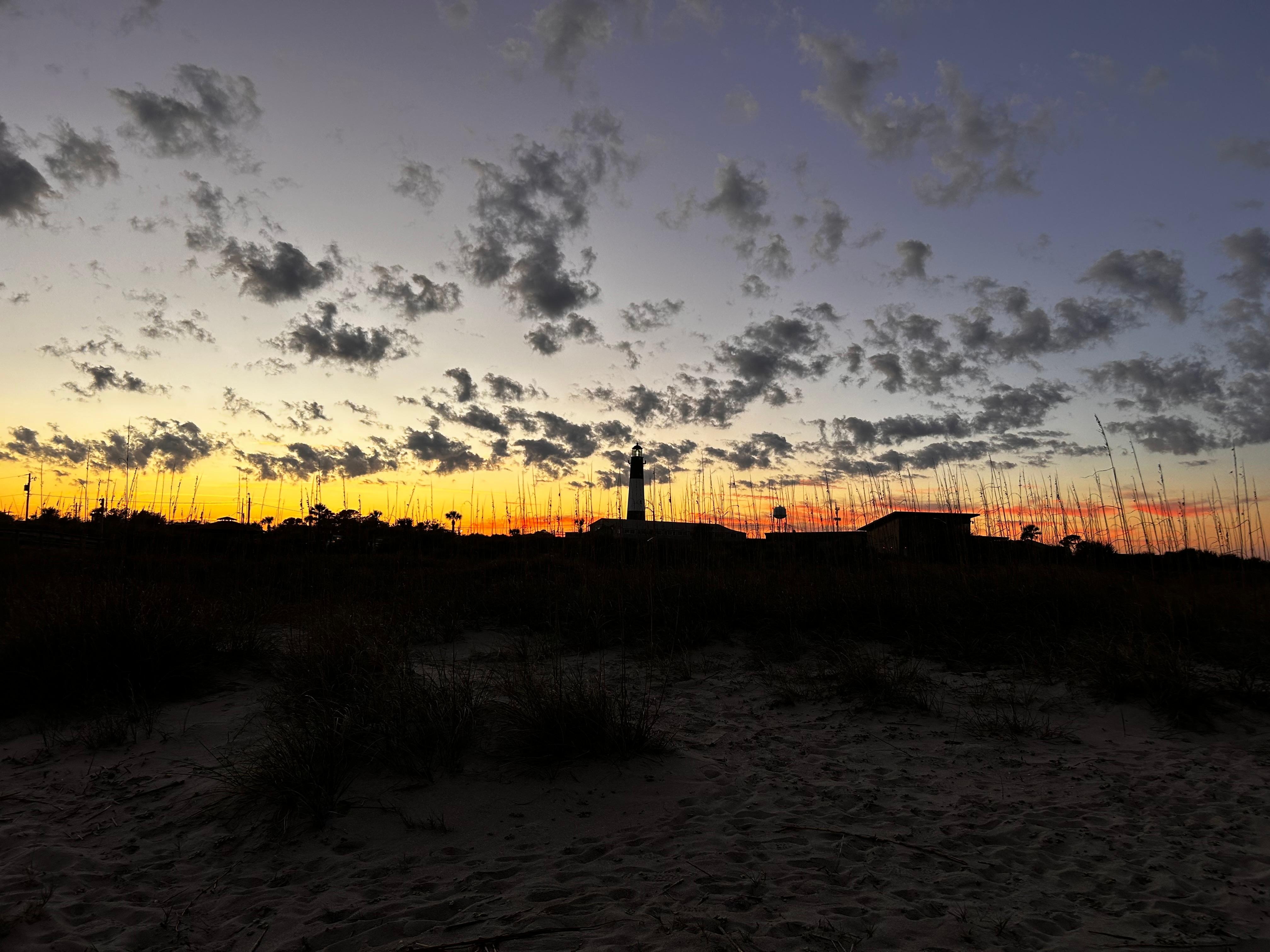 Lighthouse from the beach. 