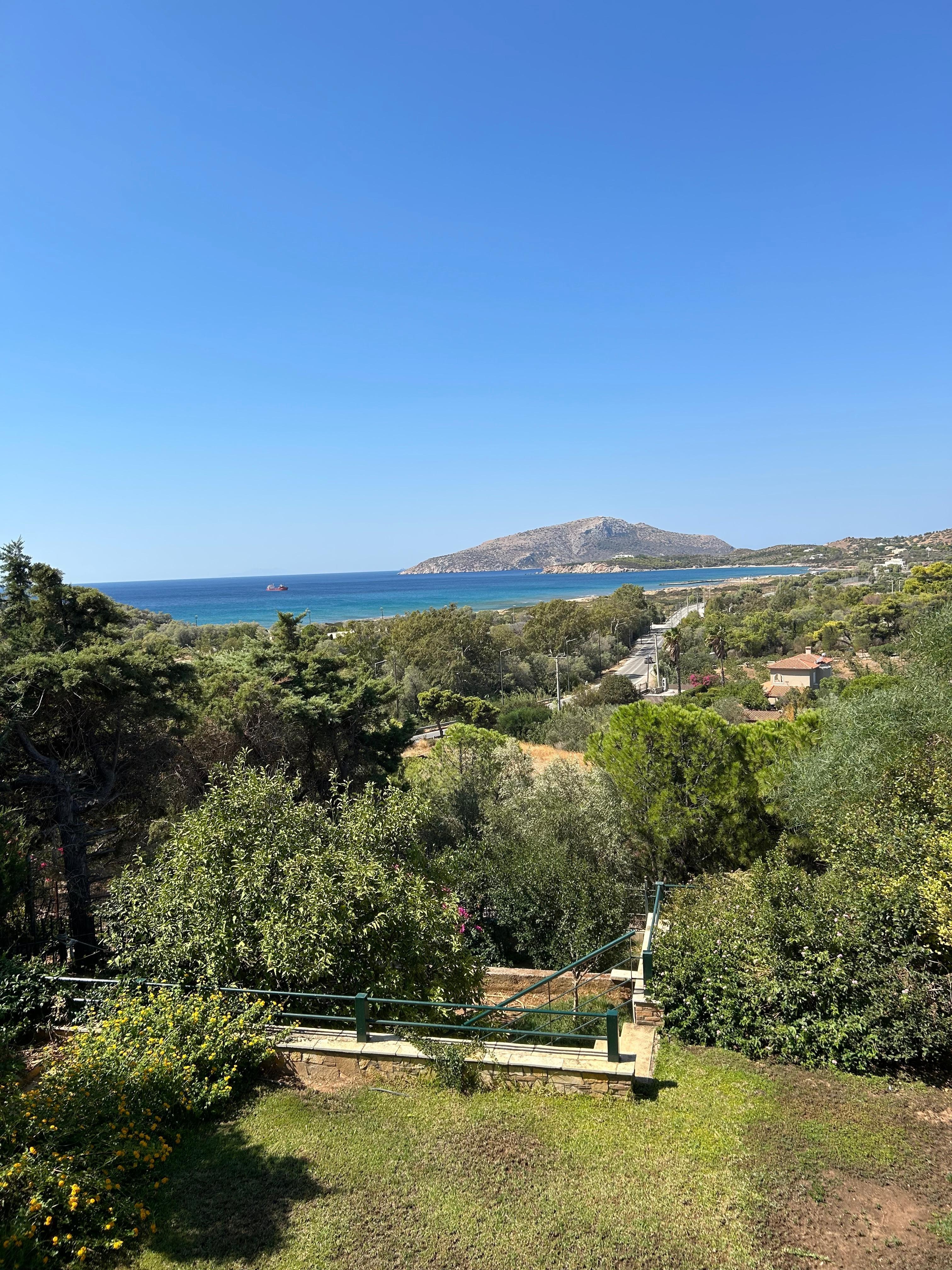 The view from the back balcony 