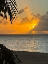 Sunset from my table