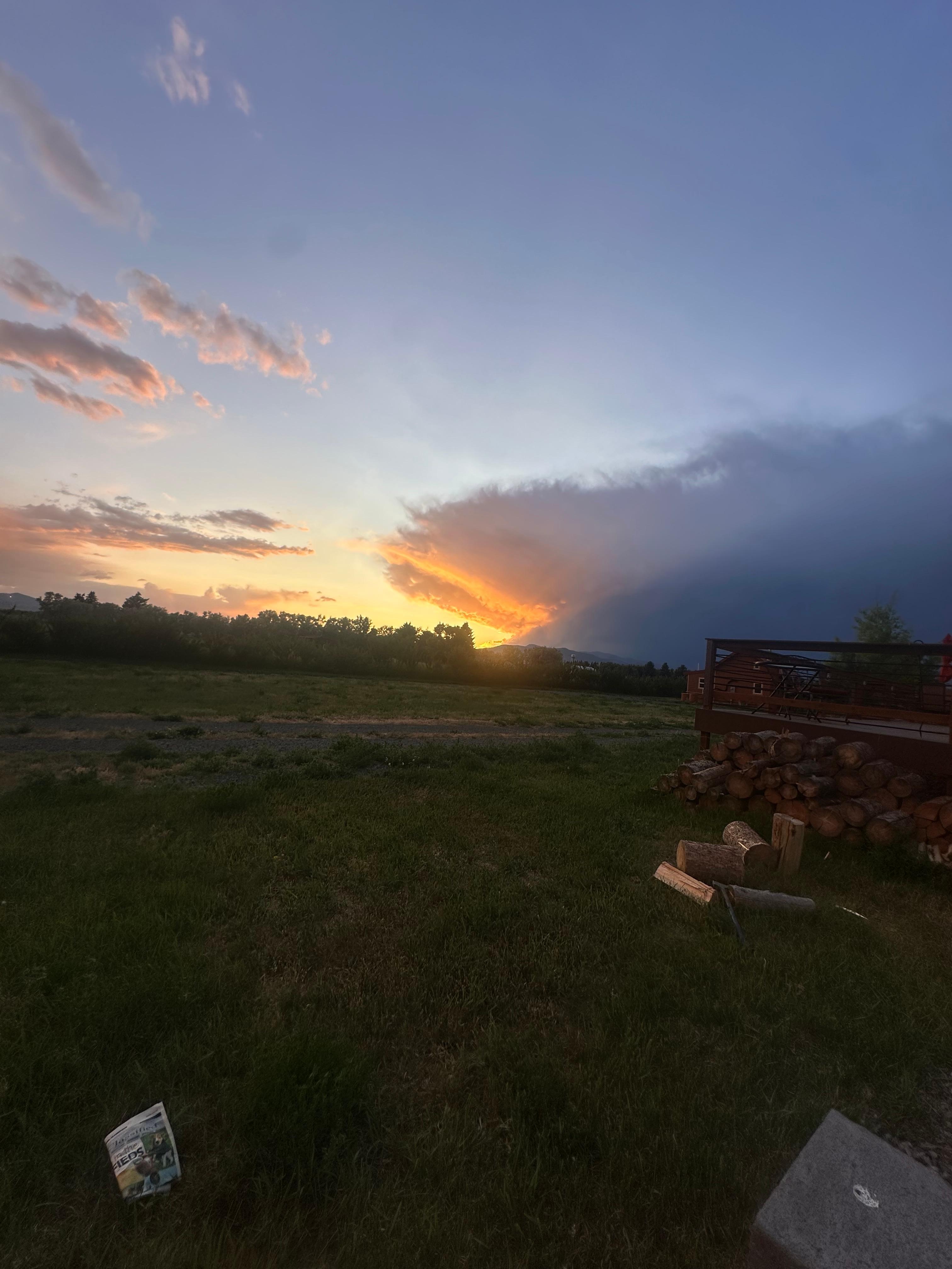 Sunset from Firepit