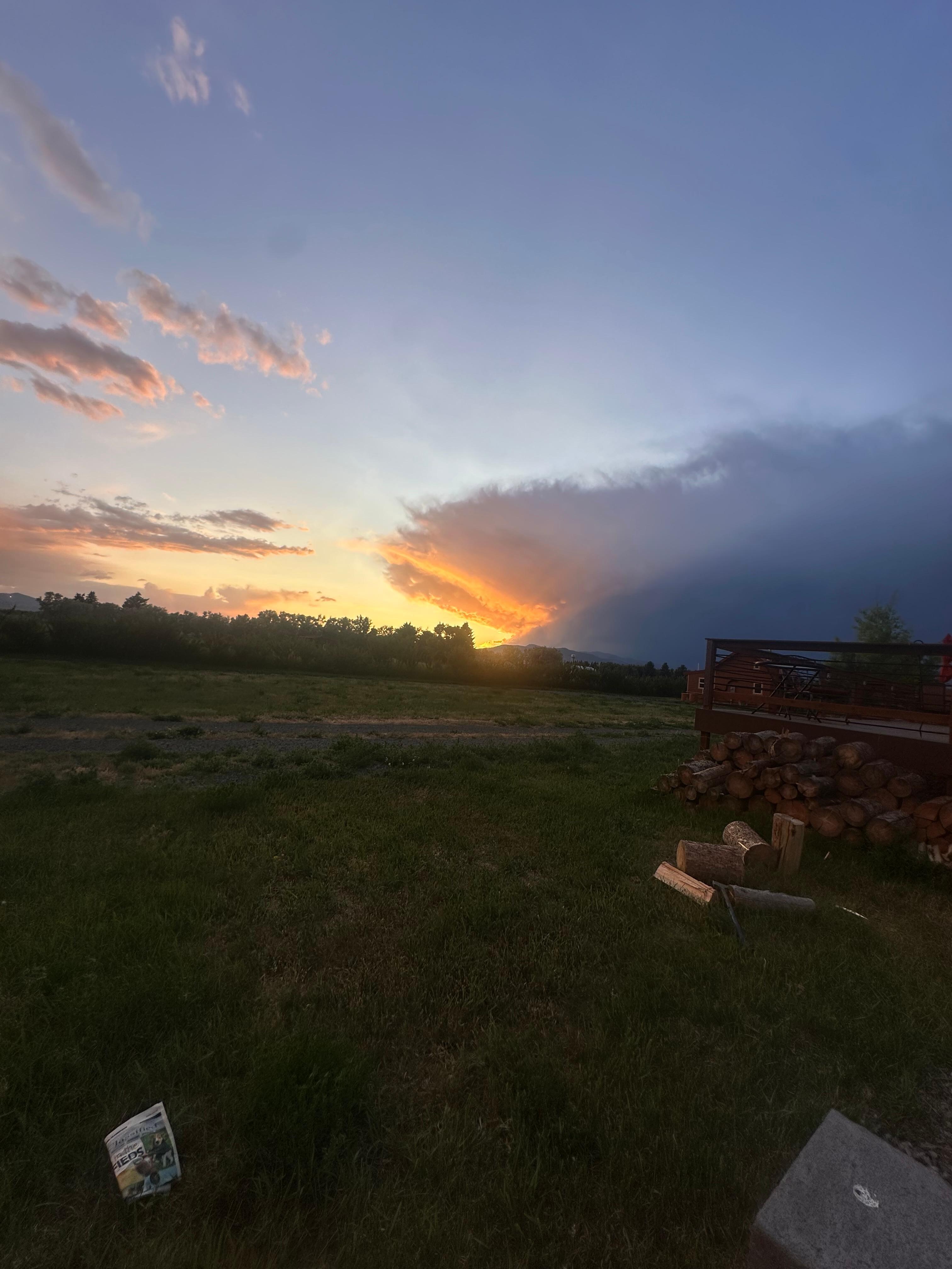 Sunset from Firepit