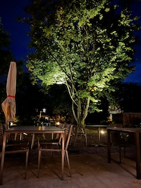 Nice outdoor dining area