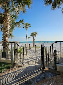 Entrance to the beach