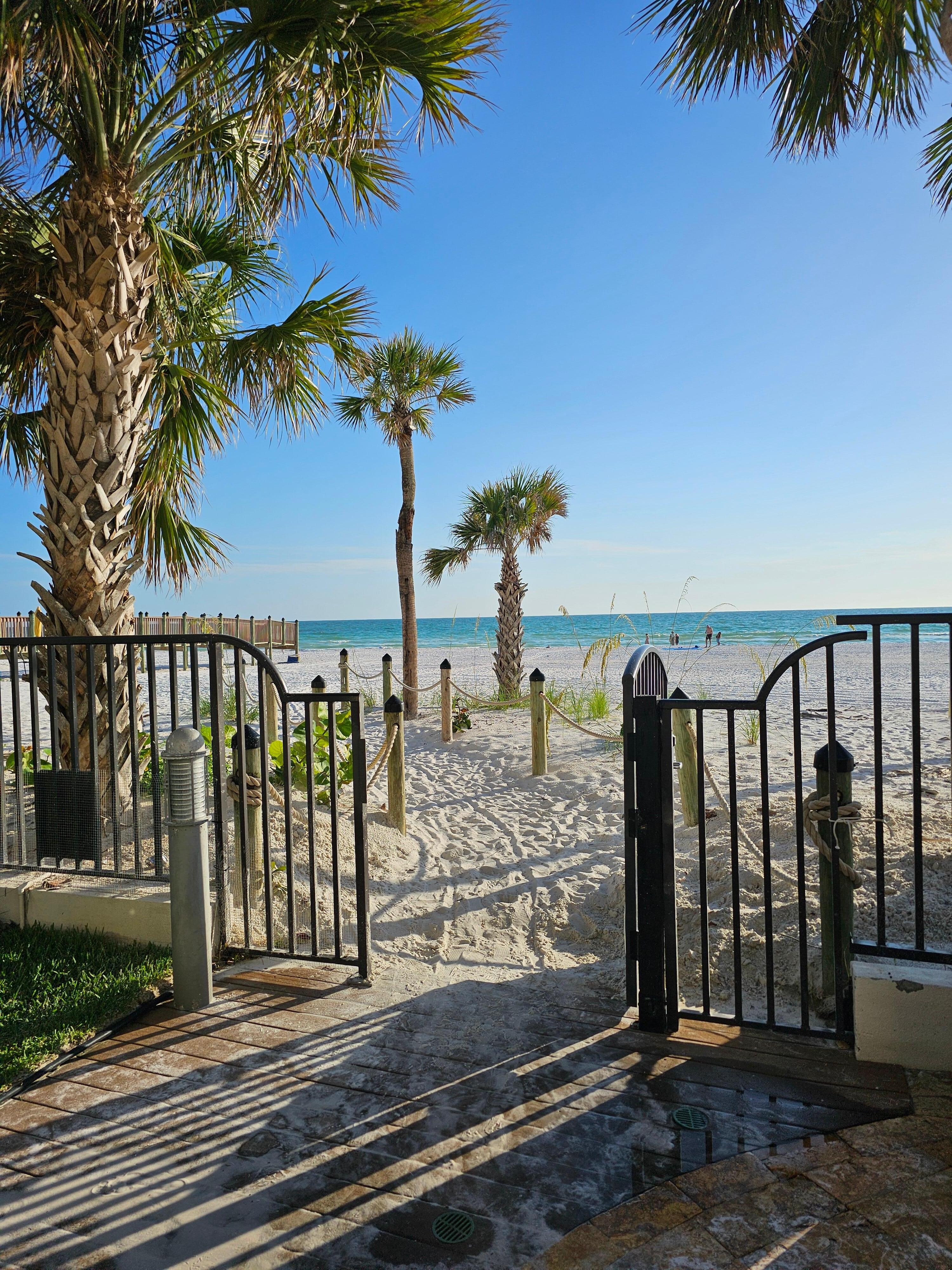 Entrance to the beach