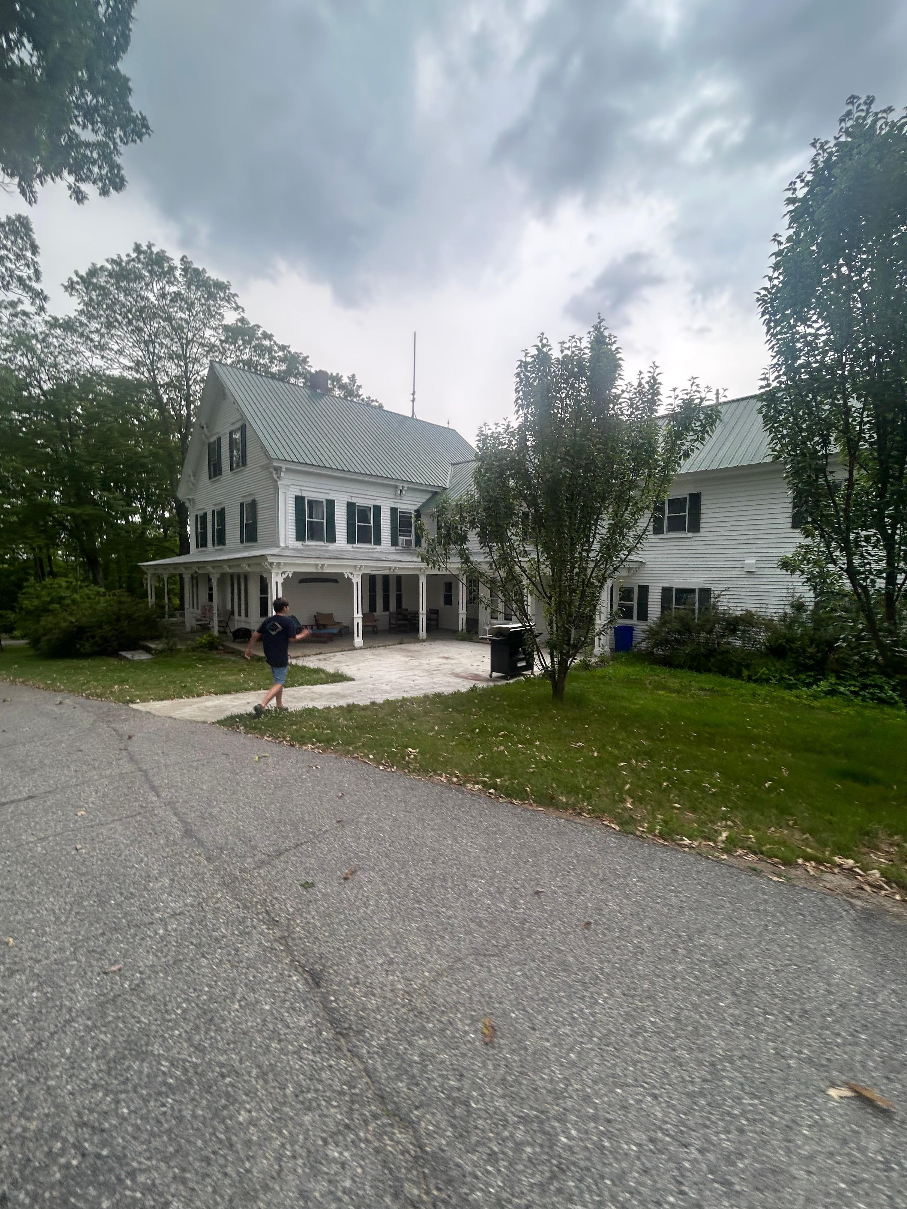 Side view of the house