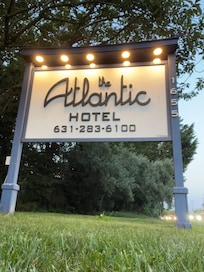 The sign on Route 35