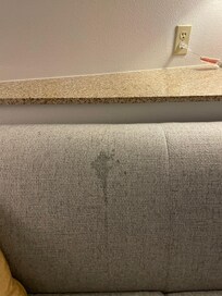 Stain on sofa