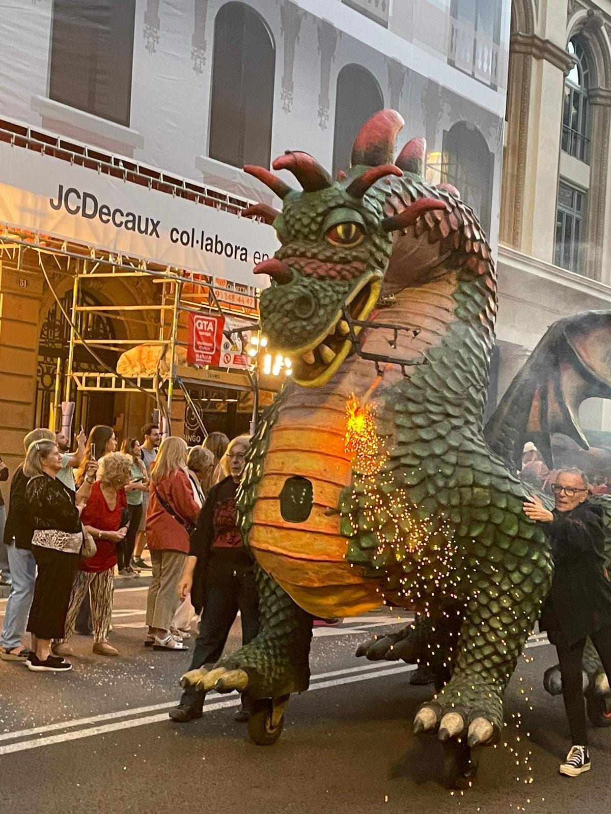 Part of La Merce procession