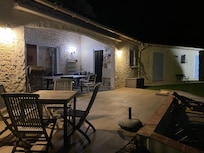 Superbe terrasse éclairée