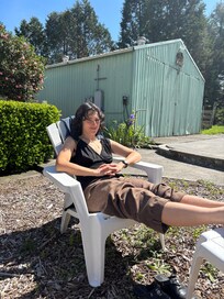 Enjoying the sunshine