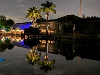 View from the pier in the evening
