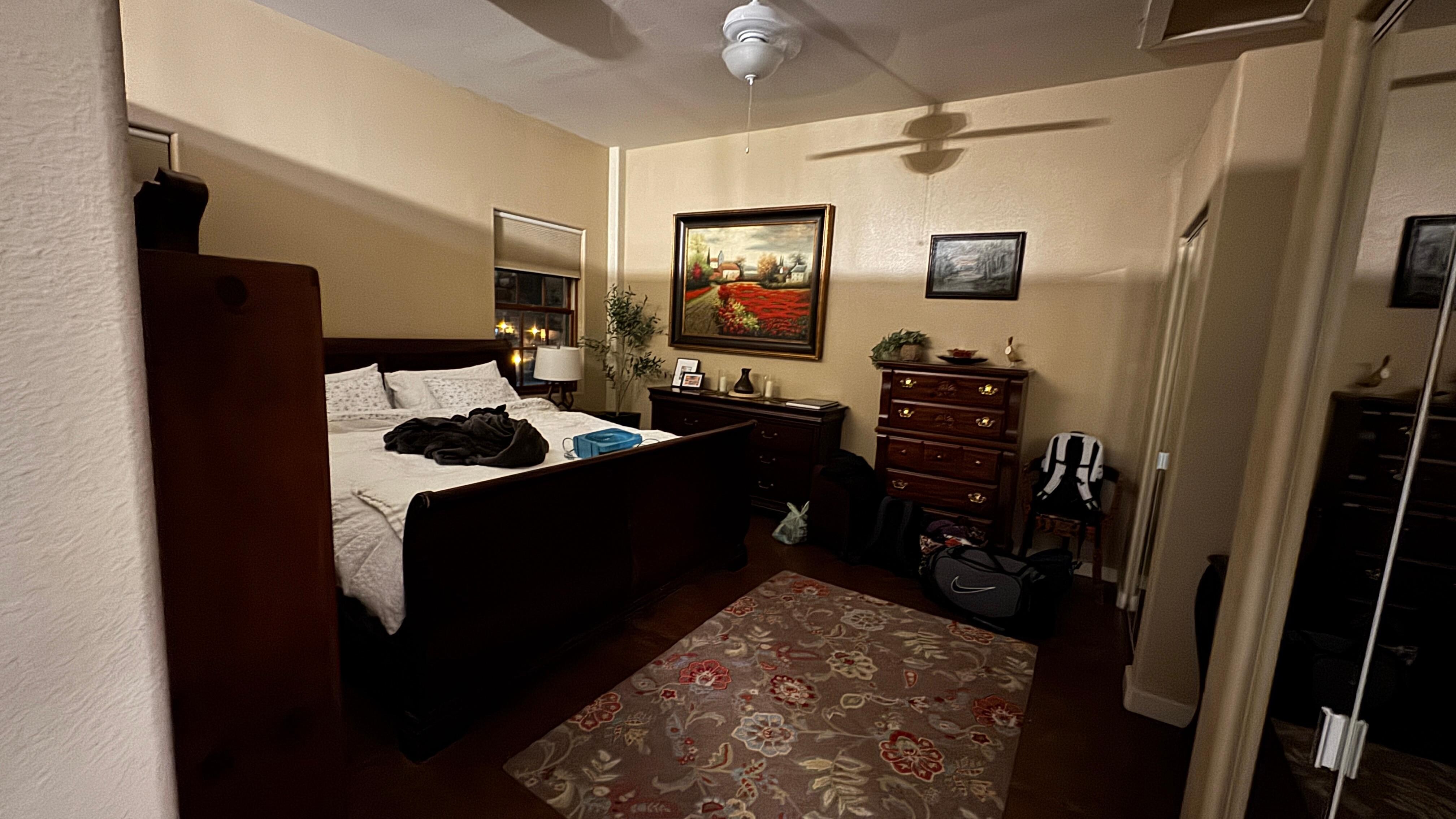 Bedroom with king-size bed