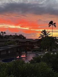 Sunset from the deck.