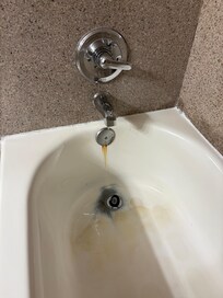 Bathtub dropped water all the time.