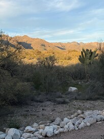 Sunset reflects golden light