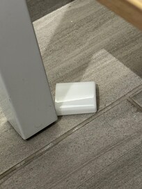 Night light lens on floor
