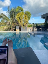 Plenty of outside seating and privacy