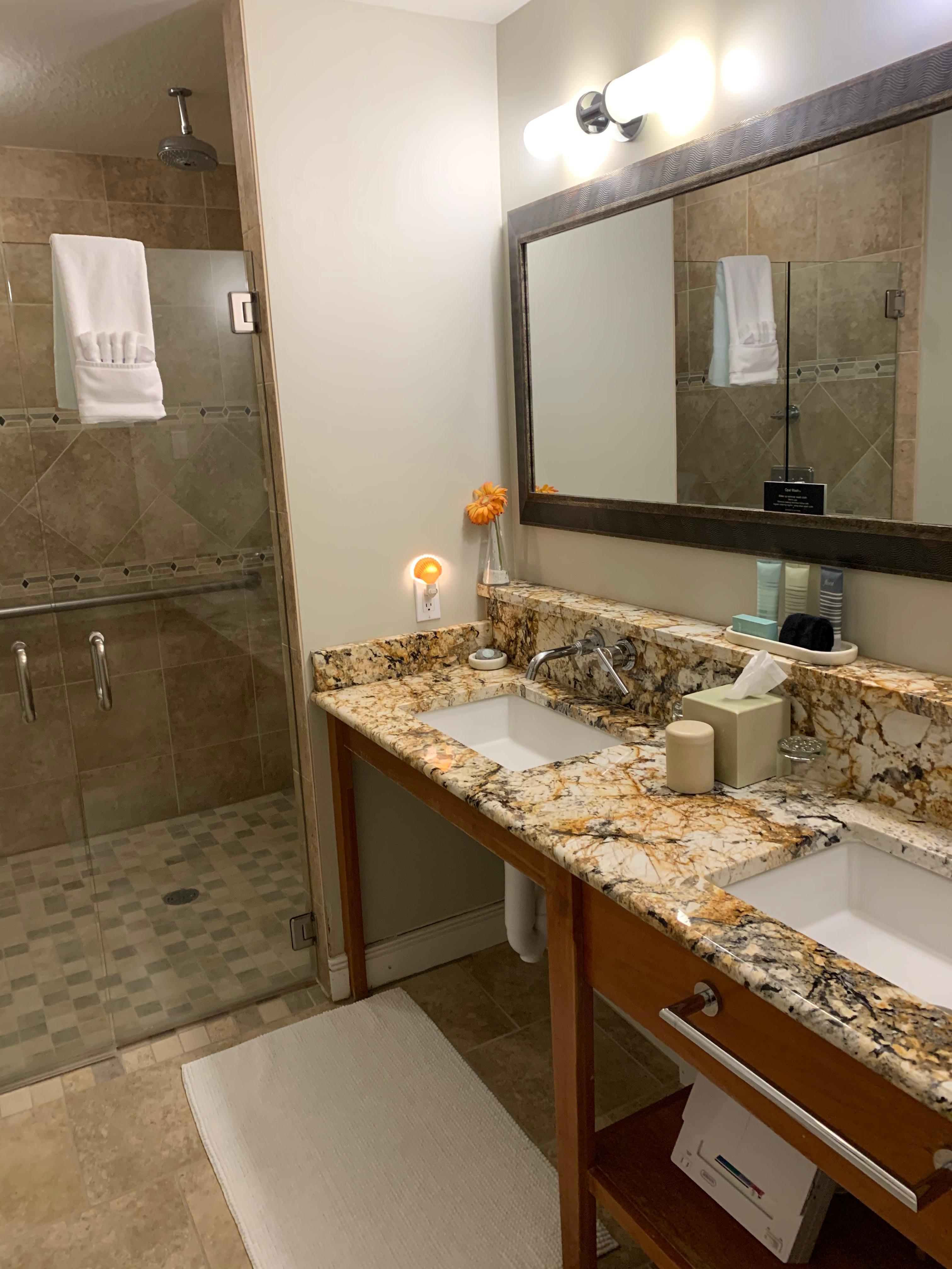 Numerous ample-sized innovative amenities! Divine shower. 