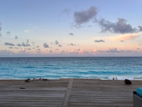 Looking out from the deck