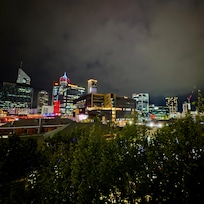 Skyline from window